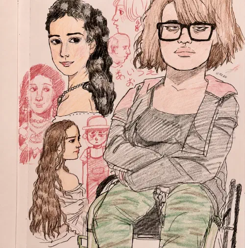 Studies of Sisi and a Friend